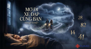 nằm mơ thấy đi xe đạp cùng bạn