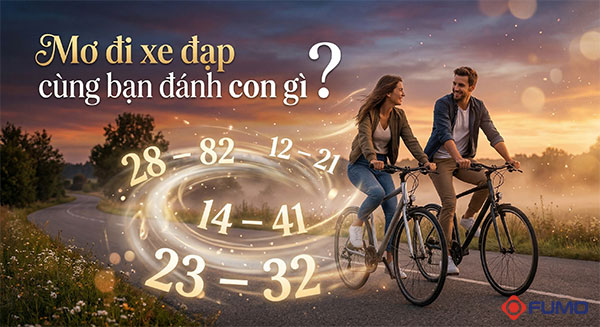 nằm mơ thấy đi xe đạp cùng bạn đánh con gì