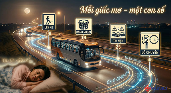 nằm giấc mơ thấy đi xe khách đánh số gì