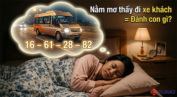 Nằm mơ thấy đi xe khách đánh con gì