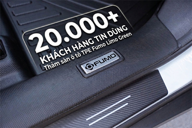 20000 khascá hàng tin dùng thảm sàn tpe limo gren