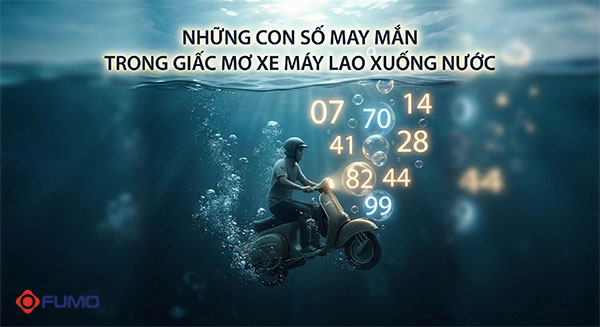 nằm mơ thấy xe máy lao xuống nước đánh con gì