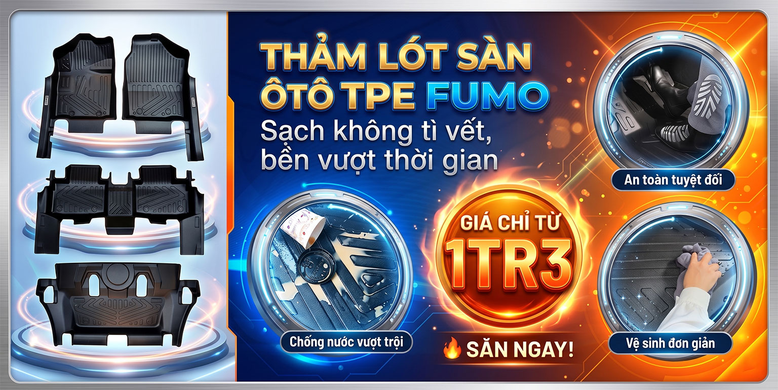 Thảm lót sàn ô tô tpe