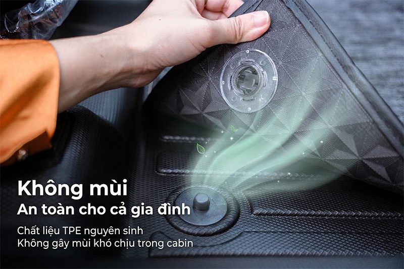 Thảm TPE Limo Green không mùi, an toàn cho cả gia đình