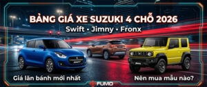 bảng giá xe ô tô suzuki 4 chỗ