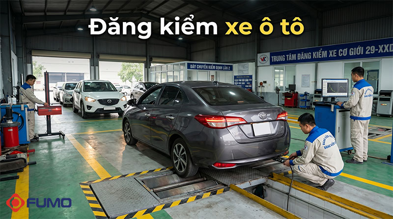 Thời hạn đăng kiểm xe ô tô 4 chỗ là gì