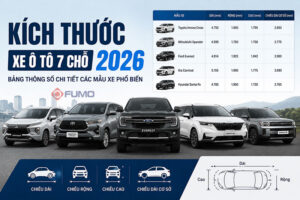 kích thước xe ô tô 7 chỗ