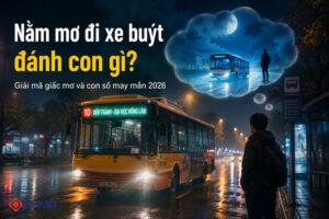 nằm mơ đi xe buýt đánh con gì