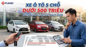 Xe ô tô 5 chỗ giá dưới 500 triệu