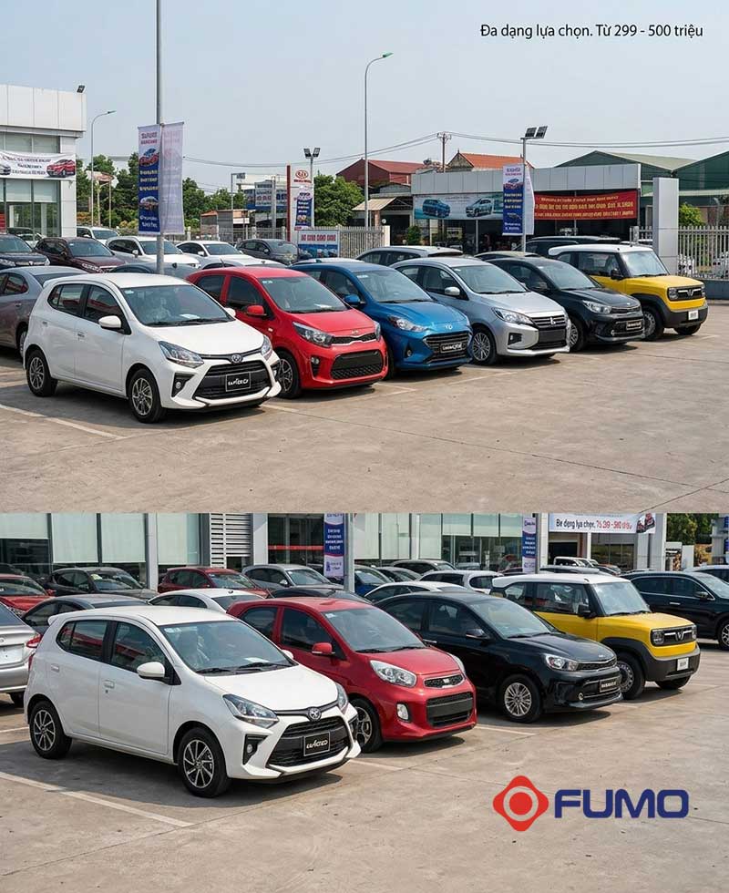 Xe ô tô 5 chỗ giá dưới 500 triệu có những lựa chọn nào
