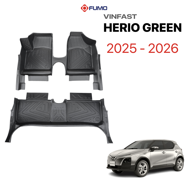 Thảm Lót Sàn Ô Tô TPE Vinfast Herio Green 2025-2026