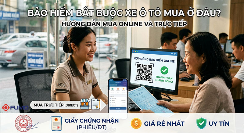 bảo hiểm bắt buộc xe ô tô mua ở đâu