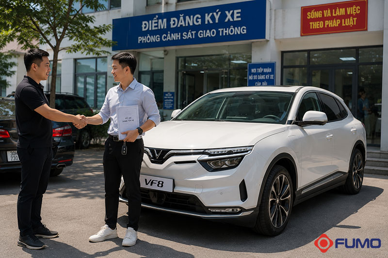 chi phí sang tên và sử dụng xe Vinfast VF8 cũ