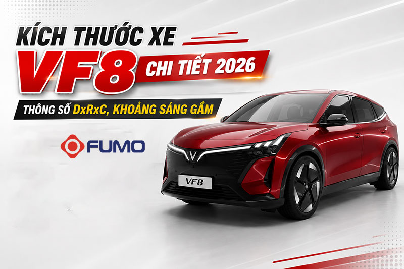 Kích thước xe VF8