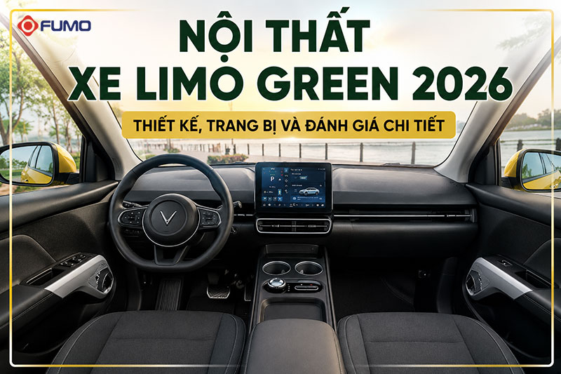 nội thất xe Limo Green