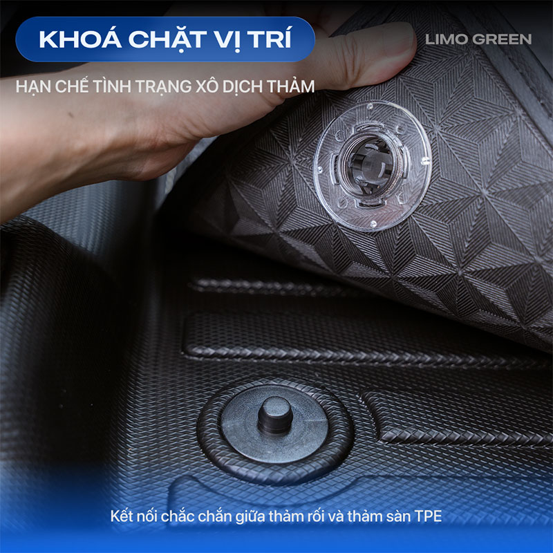 Thảm lót sàn ô tô tpe vinfast limo green 16