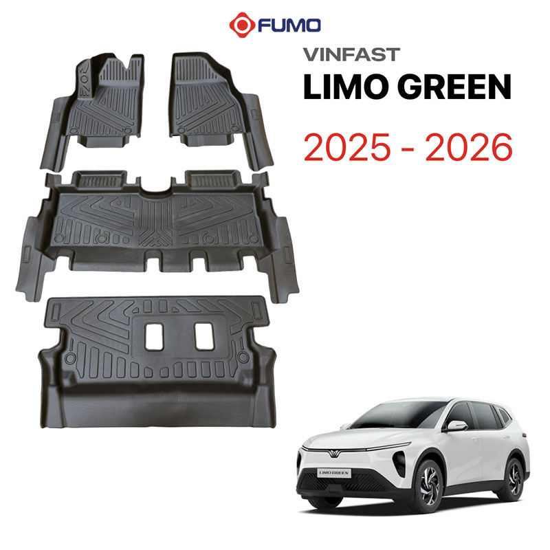 Thảm Lót Sàn Ô Tô TPE Vinfast Limo Green 2025 – 2026