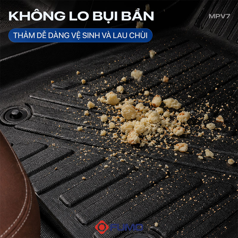 Thảm lót sàn ô tô vinfast MPV 7 11