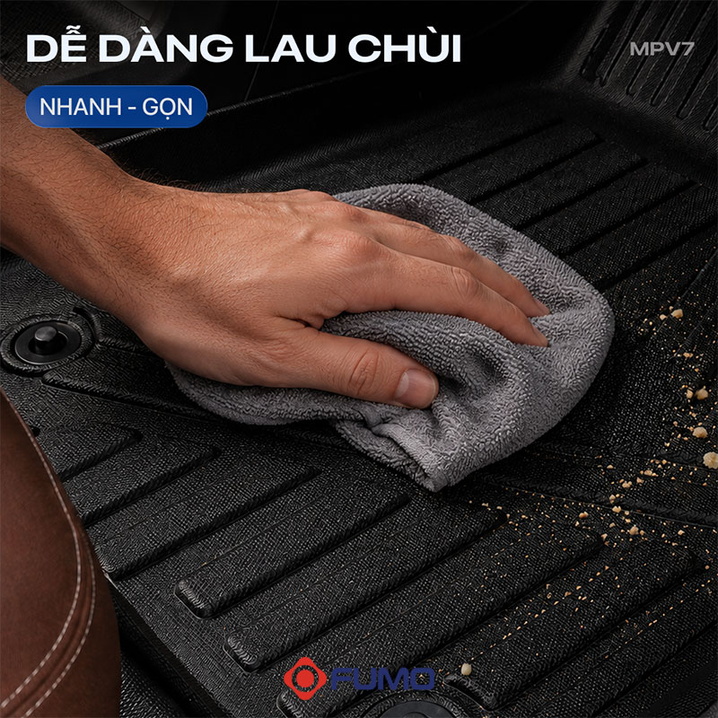 Thảm lót sàn ô tô vinfast MPV 7 12