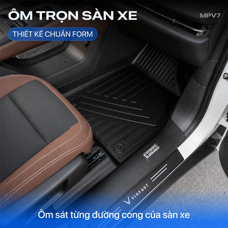 Thảm lót sàn ô tô vinfast MPV 7 16