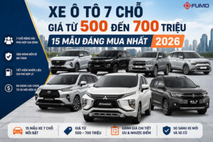 Xe ô tô 7 chỗ giá từ 500 triệu đến 700 triệu
