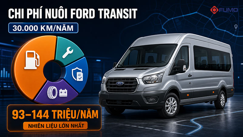 Chi phí nuôi Ford Transit mỗi năm
