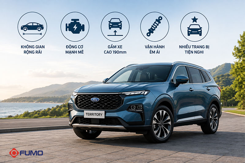 đánh giá ford territory qua thông số