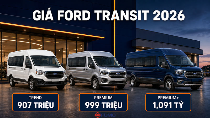 Giá xe Ford Transit mới nhất 2026