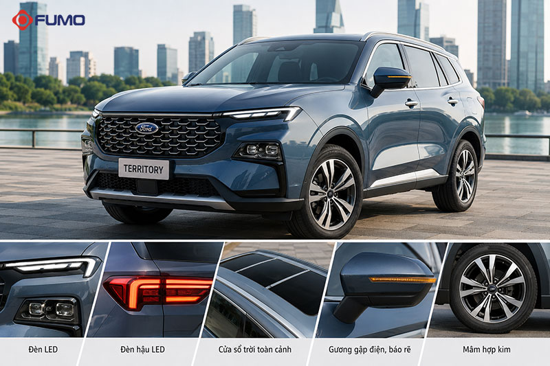 Thông số ngoại thất xe Ford Territory