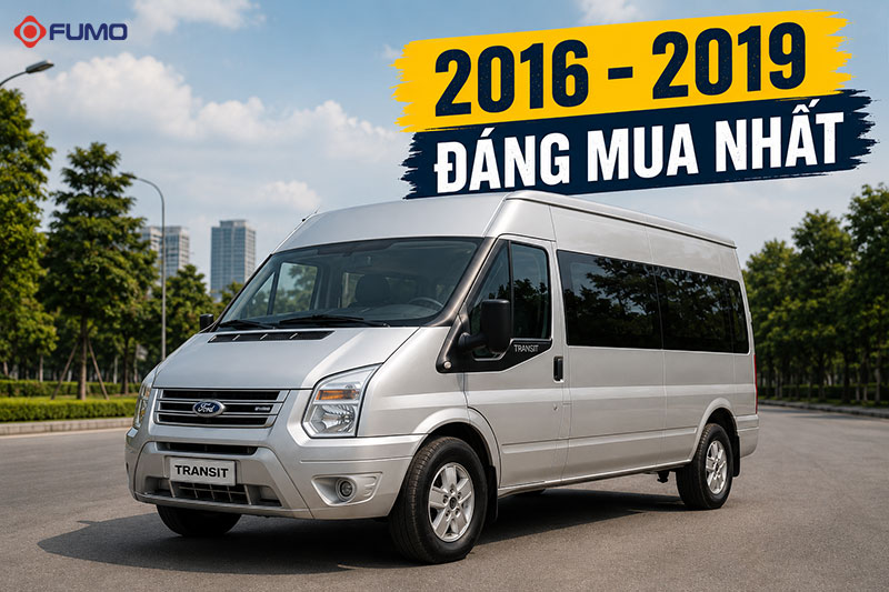 Ford Transit Van 6 chỗ cũ đời nào đáng mua nhất