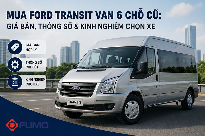 Xe Ford Transit Van 6 chỗ cũ